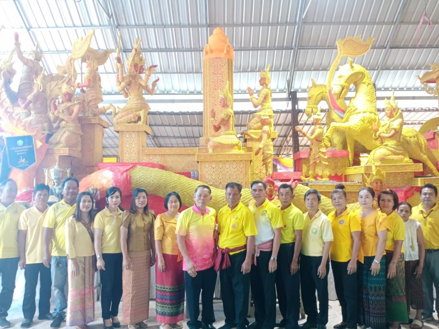 กิจกรรม &quot; เยือนชุมชน ชมวิถีคนทำเทียน ประจำปี 2567 ณ วัดร่องข่า